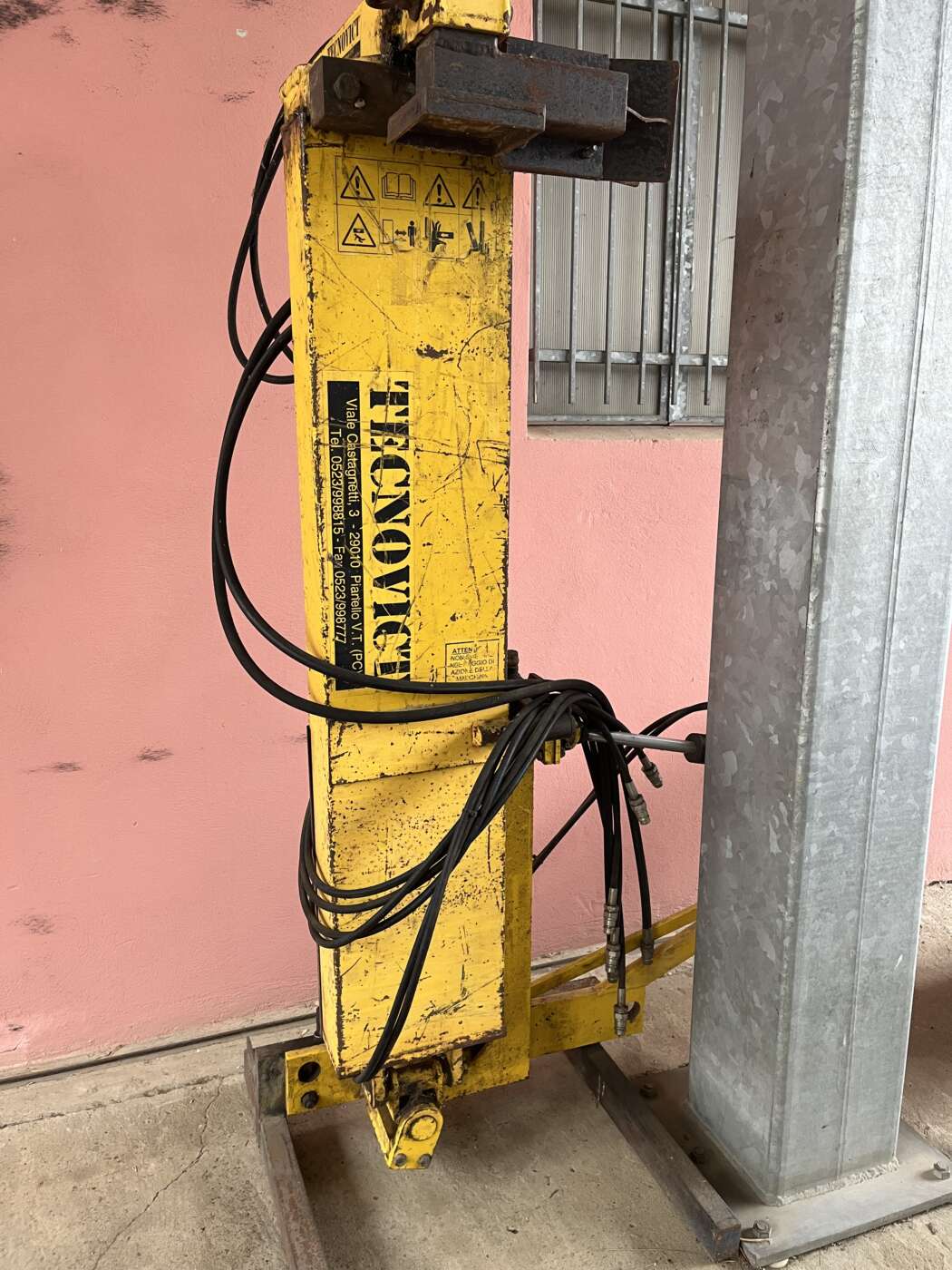 Pianta-Rimuovi pali TECNOVICT