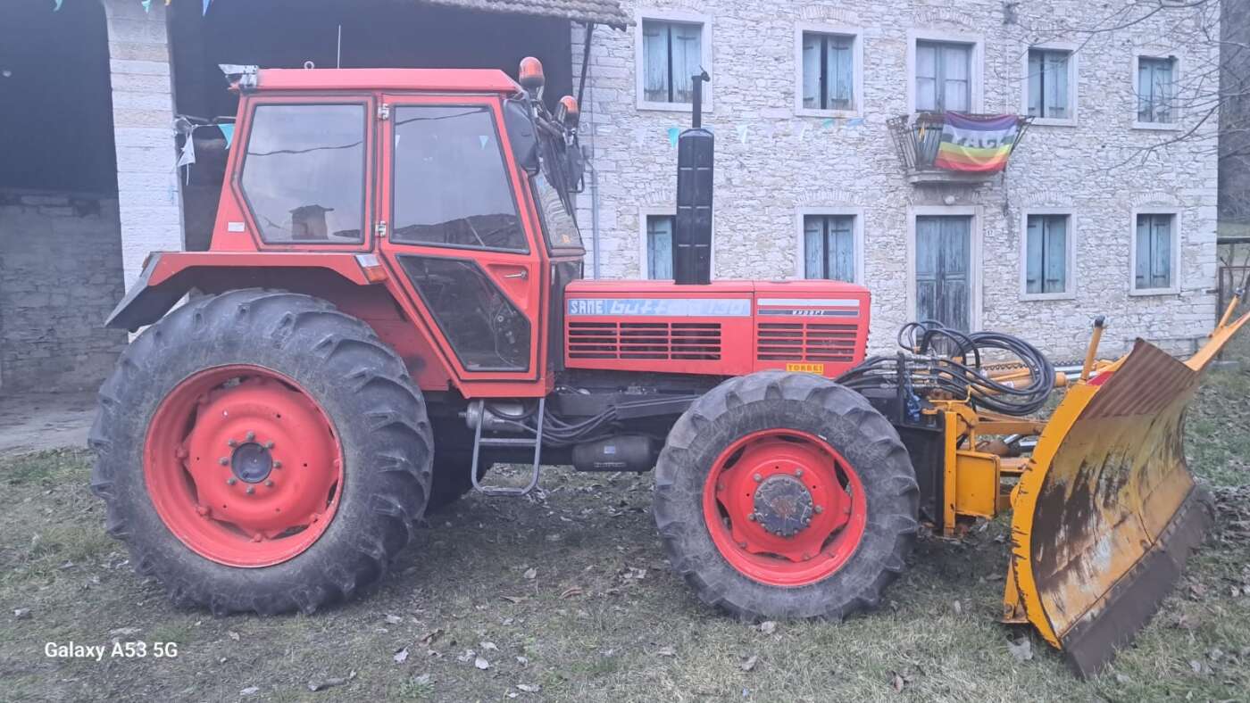 SAME Buffalo 130 + lama da neve