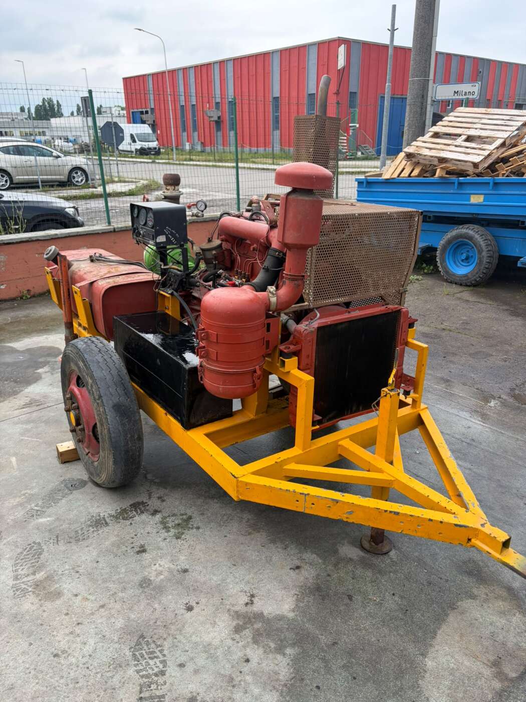 Gruppo motopompa FIAT 80 Cv