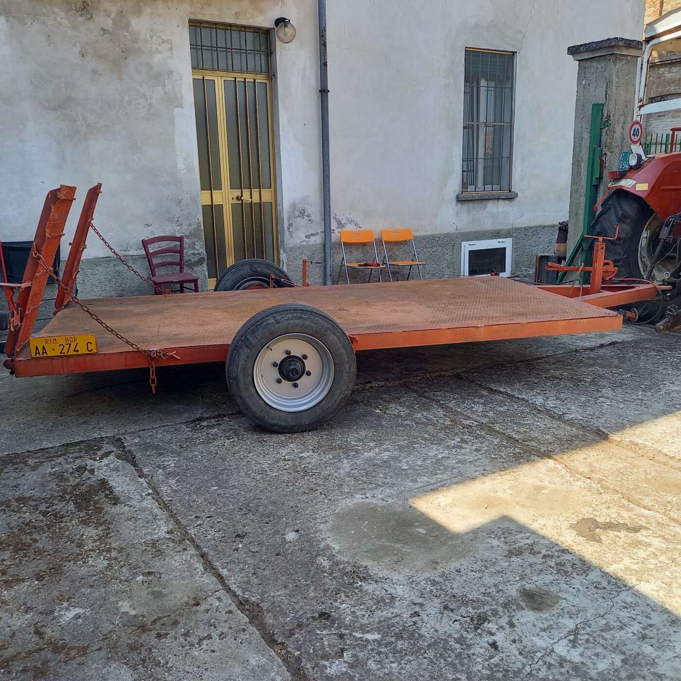 Pianale monoasse 50 quintali